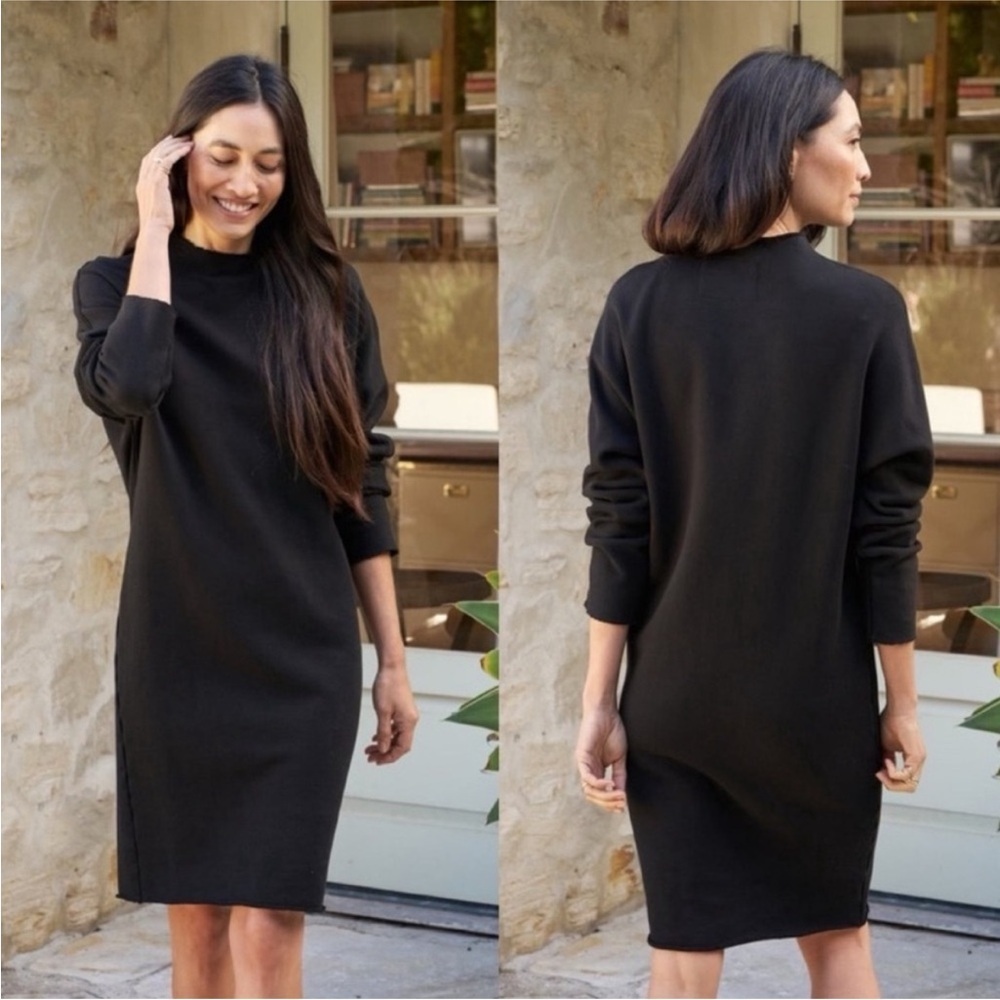 Frank & Eileen‎ IZZIE Sweatshirt Party Dress Black Size XS